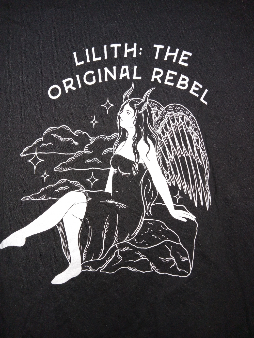 Lilith: The Original Rebel Black Graphic Tee - Women's Shirt